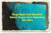 Bacan Doko Blue Greenish - Chrysocolla in Chalcedony