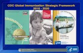 CDC Global Immunization Strategic Framework 2016 - 2020