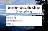 Selenium tests, the Object Oriented way