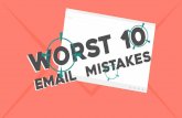 Top 10 Mistakes of E-mail Writing