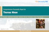 Thomas Ninan personality report