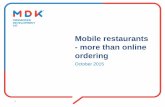 Messaging solutions for restaurants and the hospitality industry