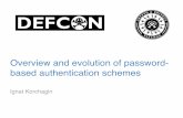 Overview and evolution of password-based authentication schemes