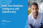 Gaing New Business Intelligence with Salesforce IQ (Salesforce World Tour NYC)