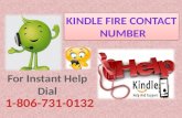 Hi Kindle fire contact 1-806-731-0132