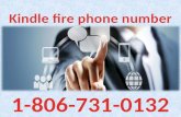 Solve Kindle fire issues by calling us on 1-806-731-0132