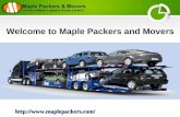 Packers and Movers Delhi | Maple Packers and Movers