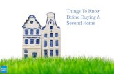 Buying a second home