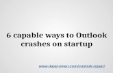6 Solutions to Outlook Crashes on Startup