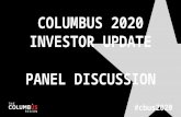 Columbus 2020 Investor Update | March 2016 | Panelists