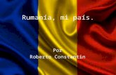 Rumanía, mi país. Roberto