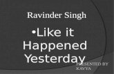 ppt about Ravindra singh(novalist)