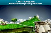 Cmgt 400 guide education / cmgt400guide.com