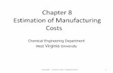 Chapter 8   cost of manufacturing