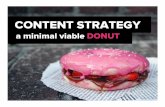 Content Strategy: A Minimal Viable Donut