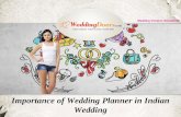 Importance of wedding planner in indian wedding