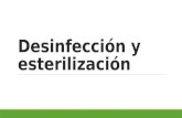 Bioseguridad, desinfección y esterilización