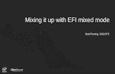 Mixing it up with EFI mixed mode
