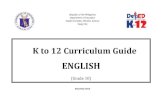 k-12 Curriculum Guide English Grade 10