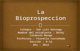 La bioprospeccion