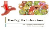Esofagitis infecciosa
