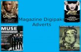 Magazine Digipak Adverts