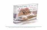Why the law of attraction won't work for you
