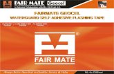 Fairmate geocel waterguard self adhesive flashing tape