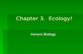 Chapter 3 biosphere and ecology