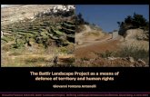 The Battir Landscape Project as a means of defence of territory and human rights, by Giovanni Fontana Antonelli