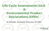 LEED v4: Life Cycle Assessments & Environmental Product Declarations