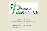 Marketing theProduct Website Audit PowerPoint