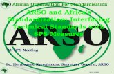 ARSO and Africa's standardization - interfacing technical standards with sps measures (3)