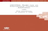 UNCITRAL Model Law on International Commercial Arbitration 1985 ...