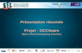 OCCIware presentation au groupe de travail Big Data du SCS
