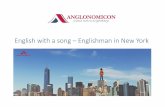 Online lesson of English with a song - Englishman in New York