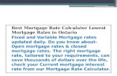 Best mortgage rate calculator lowest mortgage rates in ontario