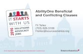AbilityOne Beneficial and Conflicting Clauses PowerPoint ...