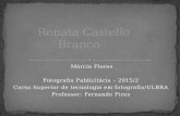 Renata Castello Branco - Fotógrafa Publicitária