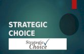 Strategic choice - Ansoff's matrix and Force-field analysis
