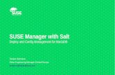 SUSE Manager with Salt - Deploy and Config Management for MariaDB