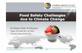 Food Safety Challenges due to Climate Change 2012