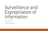 Surveillance and expropriation of information