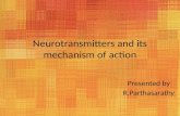 Neurotransmitters and its mechanism of action