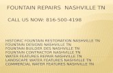 Fountain Repairs Nashville TN 816-500-4198