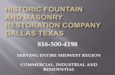 HISTORIC FOUNTAIN AND MASONRY RESTORATION DALLAS TX 816-500-4198