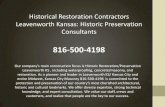 Historical Restoration Contractors Leavenworth Kansas: Historic Preservation Consultants