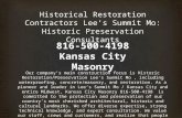 Historical Restoration Contractors Lee’s Summit Mo: Historic Preservation Consultants