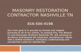 Masonry Restoration Contractor  Nashville TN 816-500-4198