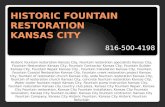 Historic Fountain Restoration Kansas City 816-500-4198